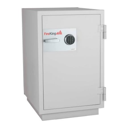 Fire King FireKing Data Safe DM2513-3, 3-Hour Fire/Impact Rating 25-1/4 x 31 x 40-1/4 Platinum Finish DM2513-3PL